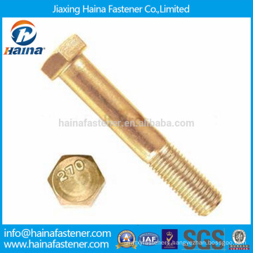 China Suppliers Brass 270 Hex Cap Screws